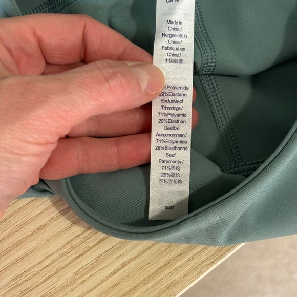 CRZ Yoga Leggings Womens Small Green Sports Capris Pockets Active Lounge READ - Picture 10 of 14